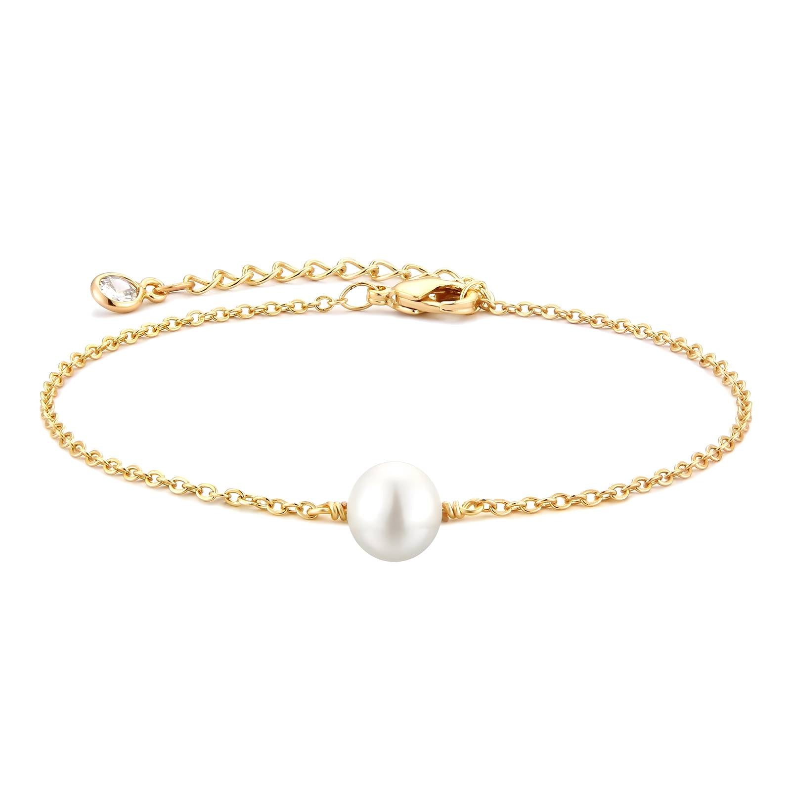 White Pearl Bracelet