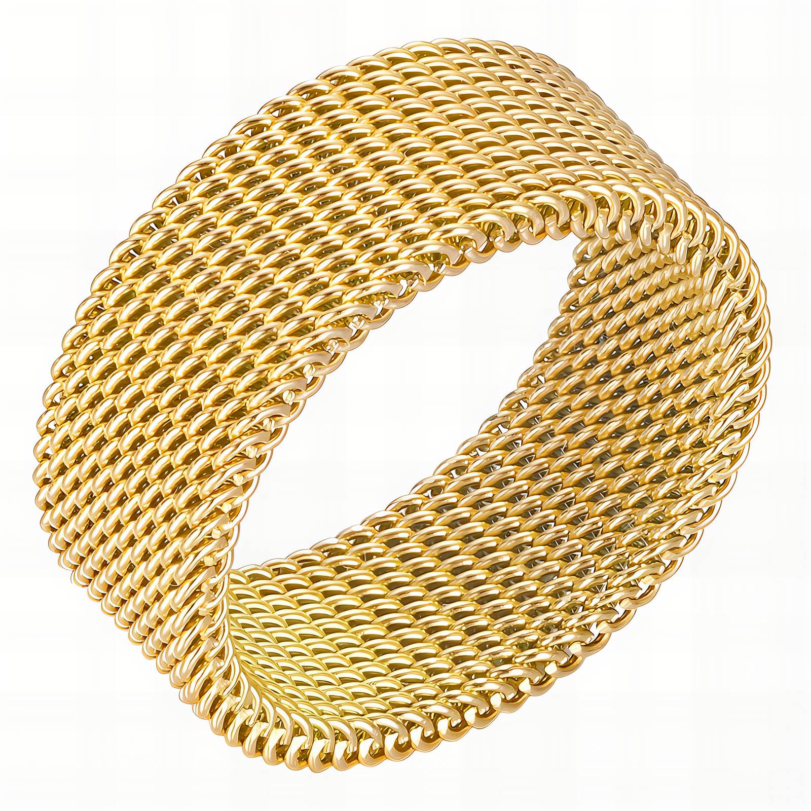 Gold Mesh Ring