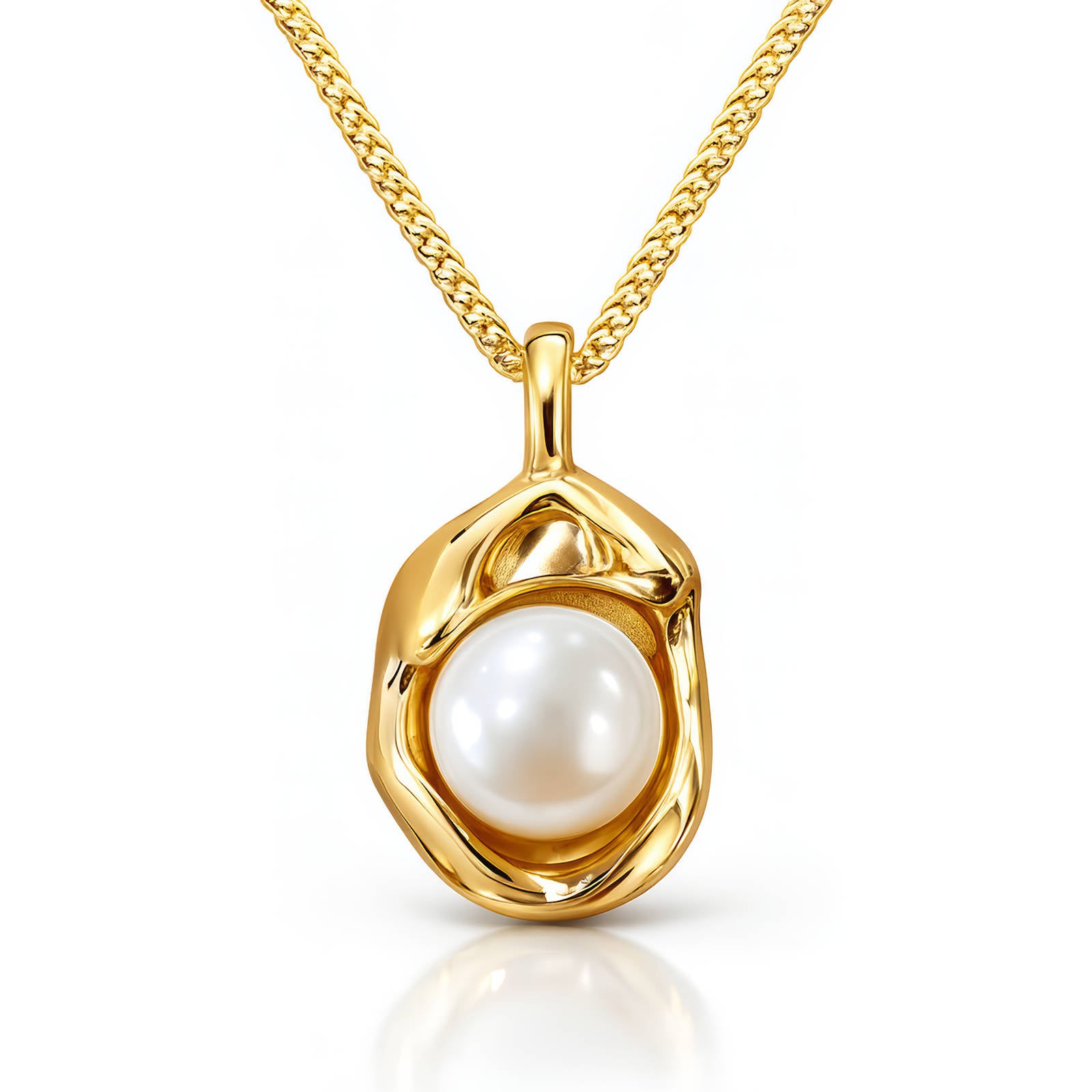 Single-Pearl Pendant Necklace